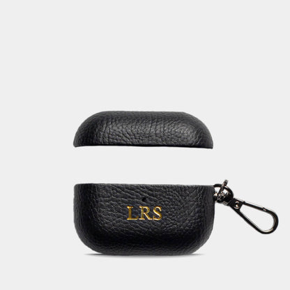 Pebble Black Reverb — Funda Airpods Personalizada