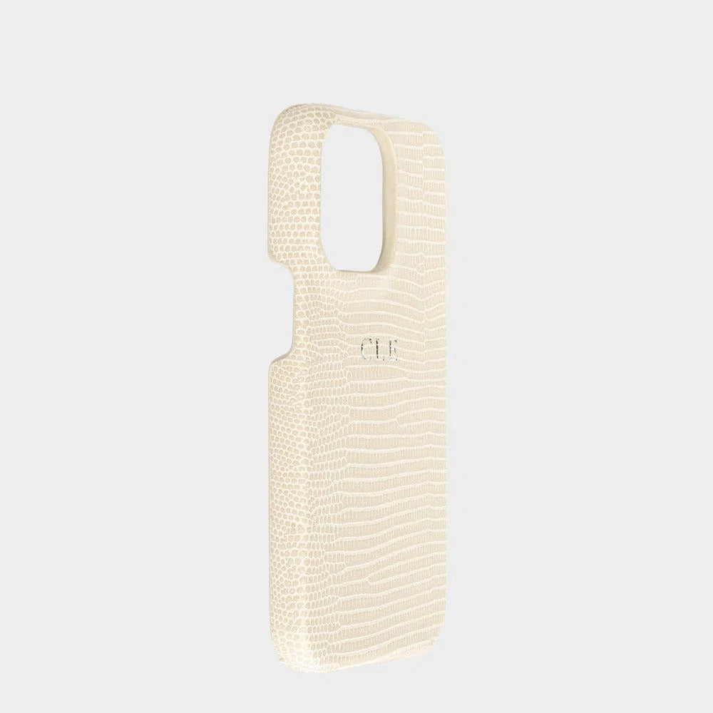 Lizzard Linen Tone — Funda de Piel Personalizada