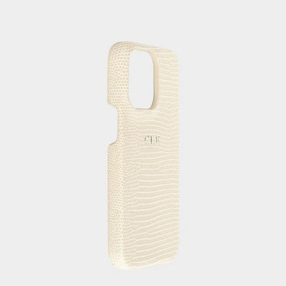 Lizzard Linen Tone — Funda de Piel Personalizada