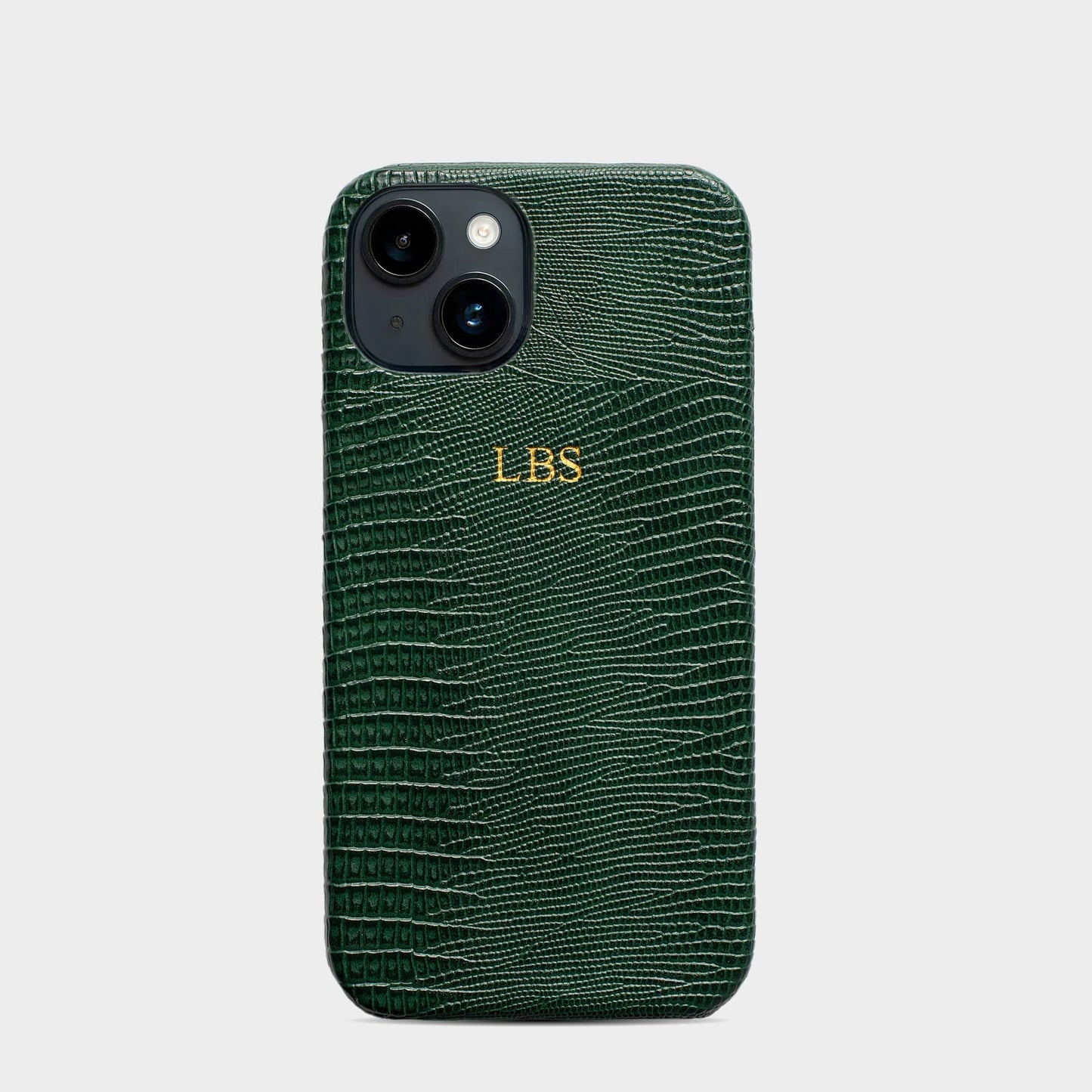 Lizzard Forest Resin — Funda de Piel Personalizada