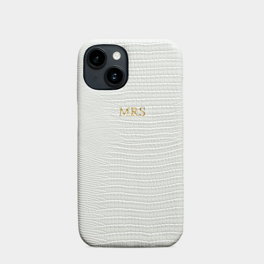 Lizzard Crystal Hush — Funda de Piel Personalizada