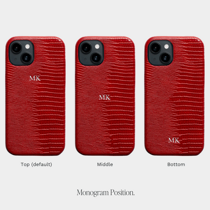 Lizzard Ruby Echo — Funda de Piel Personalizada
