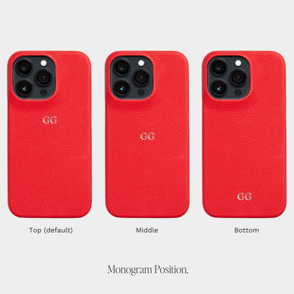Pebble Ruby Echo — Funda de Piel Personalizada