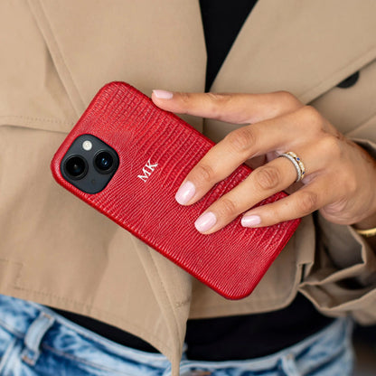 Lizzard Ruby Echo — Funda de Piel Personalizada