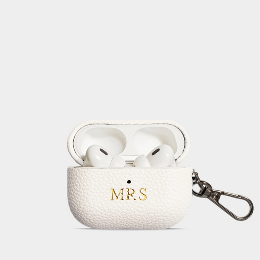 Pebble Crystal Hush — Funda Airpods Personalizada