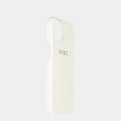 Pebble Crystal Hush — Funda de Piel Personalizada