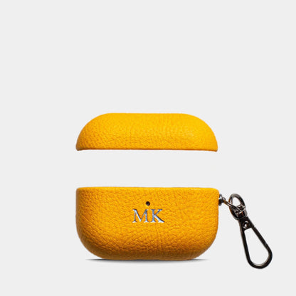 Pebble Tangerine Pulse — Funda Airpods Personalizada