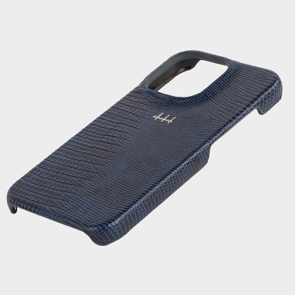 Lizzard Deep Cobalt — Funda de Piel Personalizada